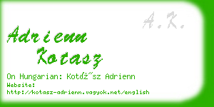 adrienn kotasz business card